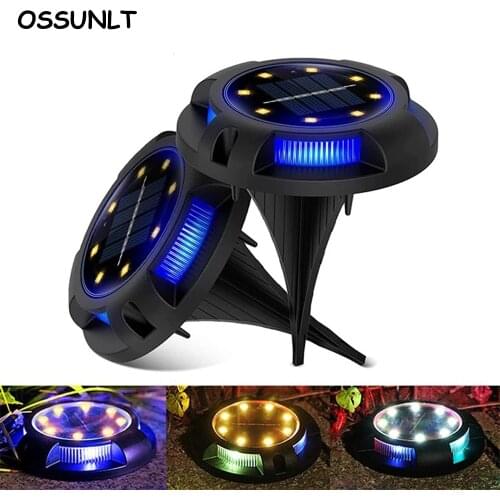 Led Solar Light Outdoor Garden Lawn Lamp 17 LEDs 4/8Leds Luz Solares Exterior Terrace Jardin Stairs Decoration Waterproof IP65