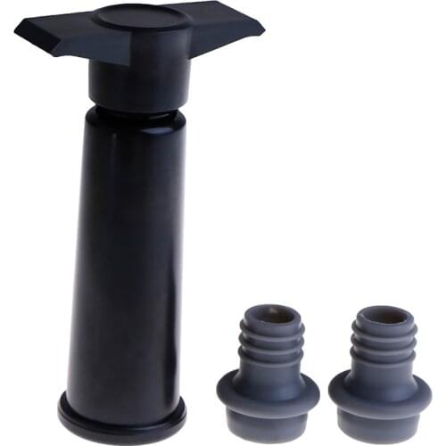 1 Set Wine Saver Vacuum Bottle Stopper Set 1 Pump+2 Caps Sealing Preserver Wine Drinks Bottle Hat Caps Silicone Wine Stoppers