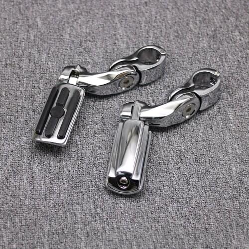 1 Pair Motorcycle Engine Guard Highway Foot Pegs Footpeg Kit for Harley-Davidson