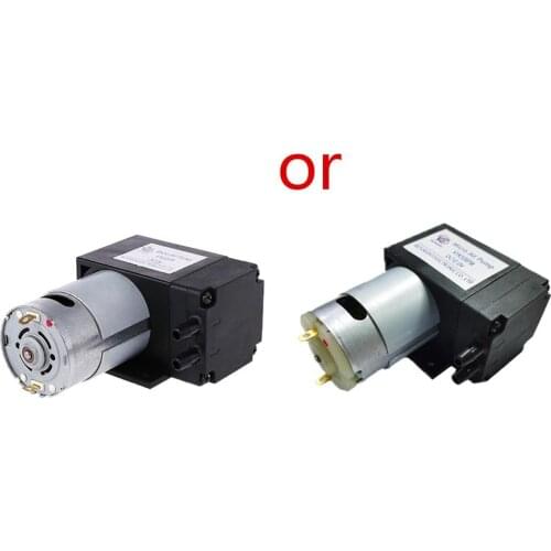 12V Mini Vacuum Pump 8L/min High Pressure Suction Diaphragm Pumps with Holder