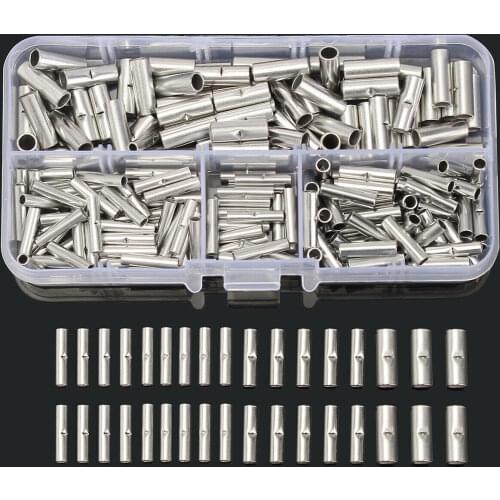 280PCS Uninsulated Terminal Bootlace Ferrules Cord End Electrical Cable Crimp Terminals Connector 22-10awg