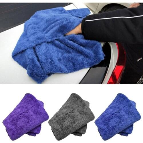 40X40CM Microfiber Car Cleaning Towel Detailing Super Absorbent Towel Ultra Soft Edgeless Car Washing Drying Towel