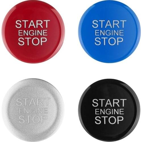 ABS Car Engine Start Stop Push Button Ring Trim for Alfa Romeo Giulia Stelvio Car Accessories Interior Stickers Hot Sale