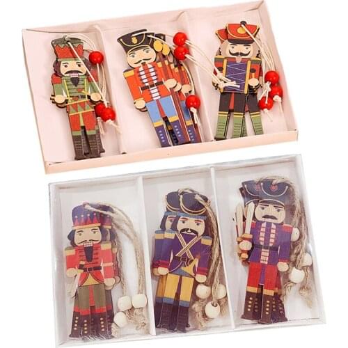 Amorobe Wooden Christmas Decorations