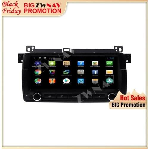 ZWNAV Android 10.0 Car DVD Multimedia Player For BMW E46 With GPS Navigation Audio Radio 2 din Stereo Receiver IPS Head Unit