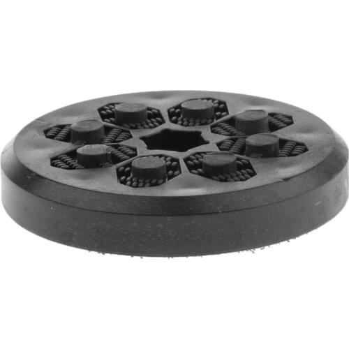Black Slide Puck with 8 Flintstones Wear Resistant for Skateboard Longboard, Can Come Out Flames