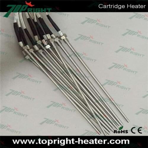 Dia.8x360mm industrial cartridge heater with M12 screw end cartridge tube heater