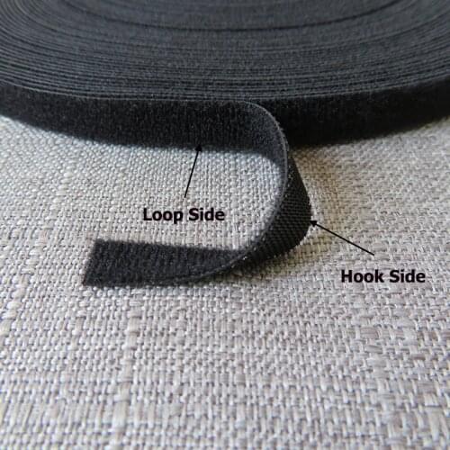 Length 5M Magic tape hook loop double sided Velcro fastener without glue for dog pet bow tie wire strap desktop sewing accessory