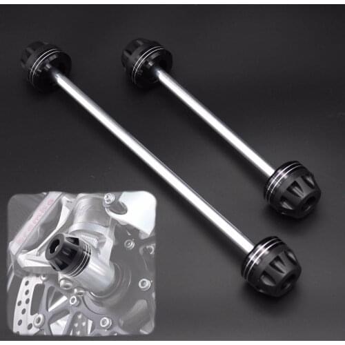 For KAWASAKI ZZR1400 ZX-14R NINJA 2006-2015 Motorcycle Rear Front Axle Fork Crash Sliders Wheel Protector Falling Protection