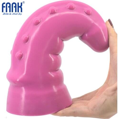 FAAK medical silicone soft huge dildo Sex Toys For Woman Suction cup Animal Penis Realistic Giant Dildo Suction Cup Dildos