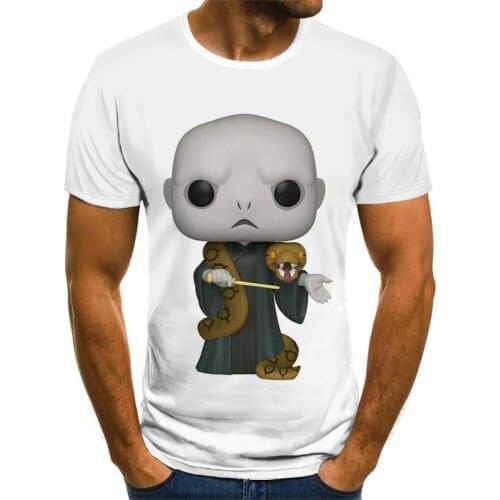 Funko Pop Toy Graphic T-shirt Fashion Comfortable 3D Printing Short Sleeves Mens Casual tops anime harajuku t shirt