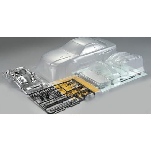 Killerbody Electric Touring RC Car 1/10 RC CLEAR PC Body NISSAN SKYLINE (BNR34)