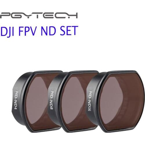 PGYTECH ND Filter Sets For DJI FPV Combo Drone Filter ND 4 ND8 ND16 Camera Lens Filter for DJI FPV Combo Accessories