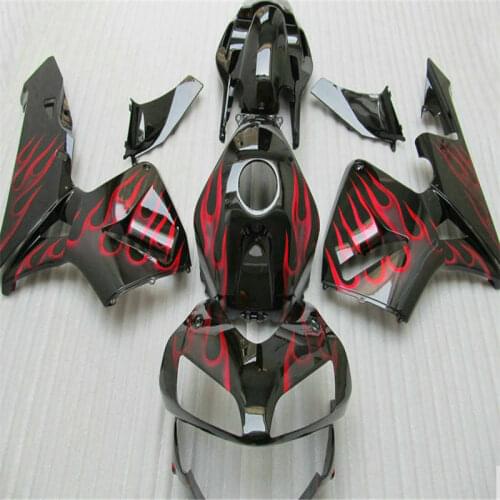 Dor-quality body for red whth black CBR600RR F5 03 04 CBR 600RR 03-04 2003 2004 CBR600 RR 2003 2004 fairing kit
