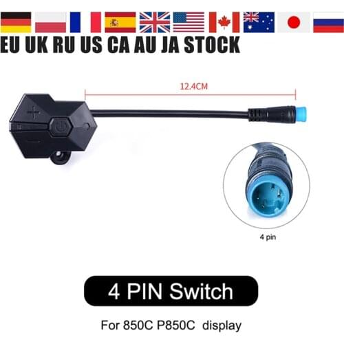 Electric Bike 850C P850C Display Switch Controller Extension Cable for Bafang BBS01 BBS02 BBSHD Mid Drive eBike Motor Accessory