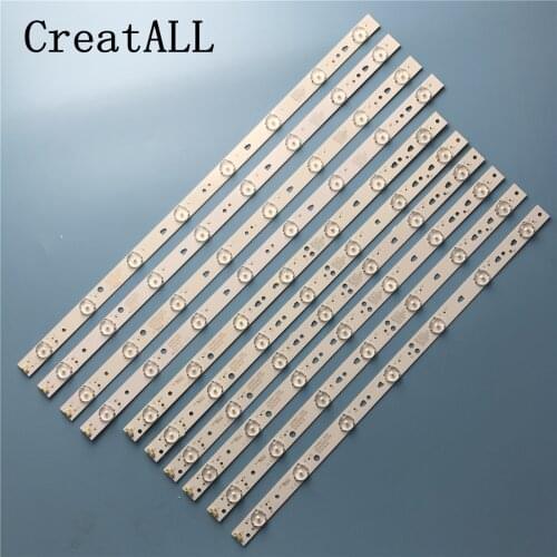 LED backlight strip 7/8 lamp for Haier 48"TV LE48F3000W LED48U3300 LED48D8 LED48D7-ZC14-01 01(B) 02