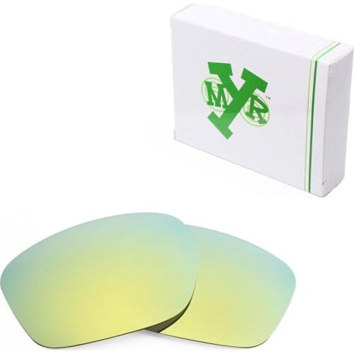 Mryok Anti-Scratch POLARIZED Replacement Lenses for Oakley Sliver Sunglasses 24K Gold