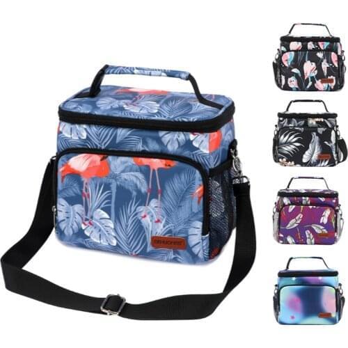 Portable Lunch Bag Thicken EVA Cooler Handbags Women Office Luncheon Thermal Pouch Outdoor Camping Food Storage Insulated Pack