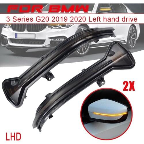 Scroll LED Dynamic Turn Signal Light Side Mirror Flashing Light Repeater Blinker For BMW 5 6 7 8 3 Series G38 G30 G31 G11 G20 M5