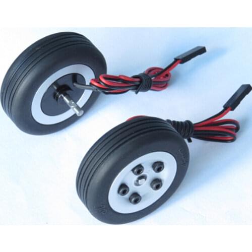 RC model 45mm 50mm 55mm 60mm 65mm 70mm 75mm 86mm 95mm JP brake wheel for fixed-wing aircraft landing gear