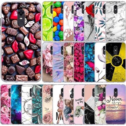 For Xiaomi Redmi 5 Plus Case On Phone Case Redmi 5 Plus Silicon Case For Funda Xiomi Xiaomi Redmi 5 Plus Capas Redmi5 Plus Cover