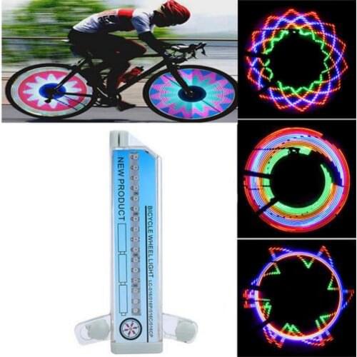 32 Colors Bike Luminous Spoke Light Flashing LED Bicycle Cycling Mountain Bike Riding Decorative Lights Wheel Wire Glowing Lamp