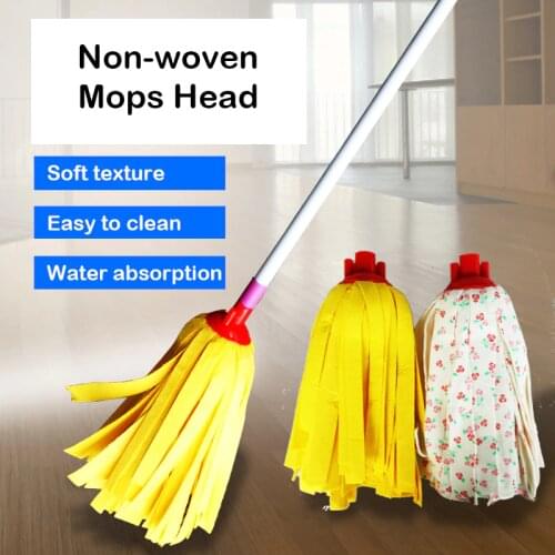 TCHY Home Cleaning Non-woven Household Dust 2 PCs Mop Head Replacement Suitable for cleaning the floor Soft texture practical