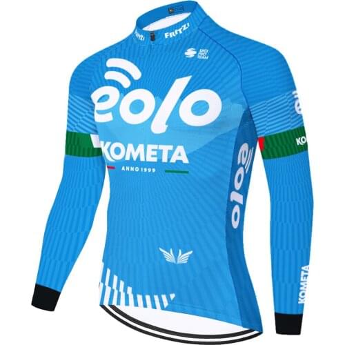 Eolo Kometa Summer Spring 자전거 저지 자전거의류 Cycling Jersey Maillot Ciclismo Hombre Tricota Ciclismo Hombre Fietskleding Heren