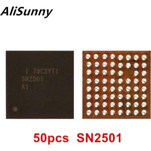 AliSunny 50pcs U3300 SN2501A1 SN2501 U3300 63pin TIGRIS T1 charging charger ic chip for iphone 8 8plus X