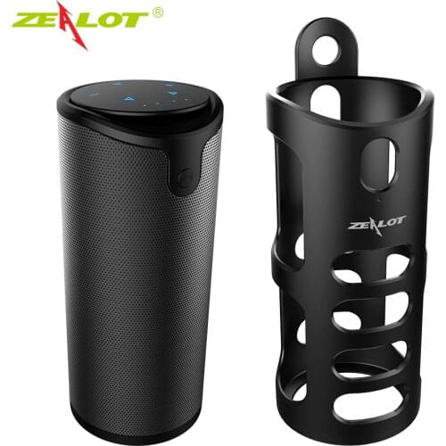 Zealot S8 Bluetooth Speaker +Carry Bag Powerful Hifi Wireless Speaker Outdoor Portable Subwoofer Support TF card,Power Bank