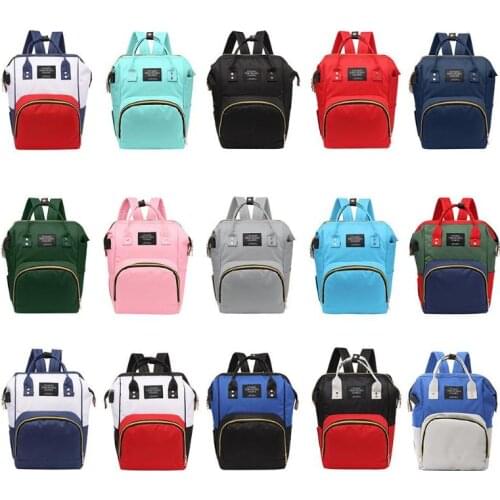 Women Mummy Maternity USB Backpack Large Capacity Baby Nursing HandbagsTravel Maternity Bag Diaper Baby Bag Baby Care