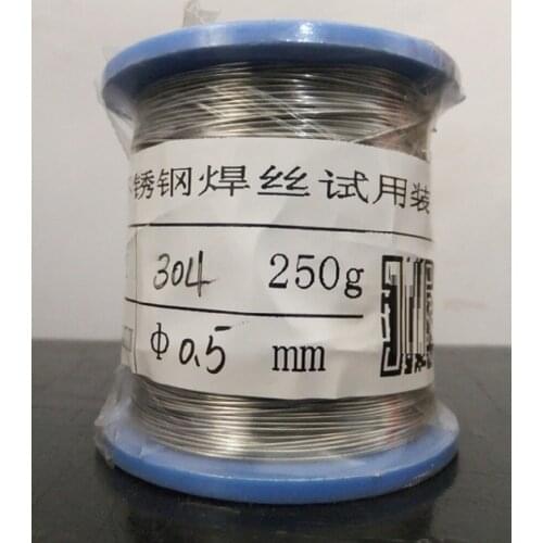 0.25KG, 0.3-0.8MM,soft 304 or 316L stainless steel argon arc welding wire cable, Bright and soft non magnetic axle packing