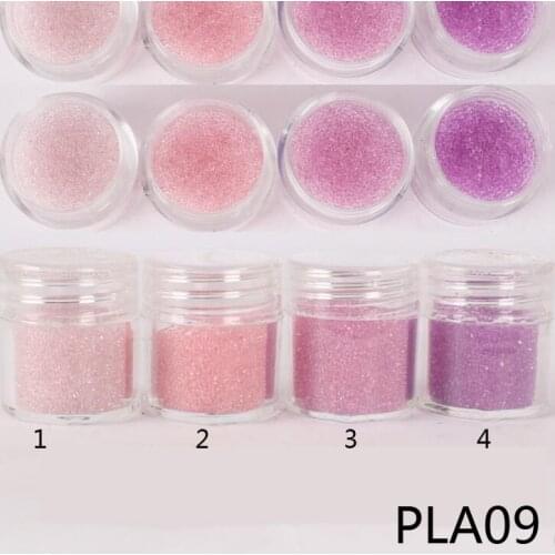 1 Box 10g Caviar Beads Transparent Pink/Purple Glass .6mm - .8mm Micro Crystal Bead New AB Glitter Crystal Glass Caviar Beads