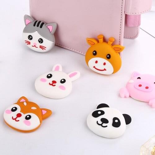 1Pcs Self-adhesive Cartoon Door Lock Protective Pads Mute Door Mat Crash Pad Thickening PVC Soft Glue Anti Collision Supplies