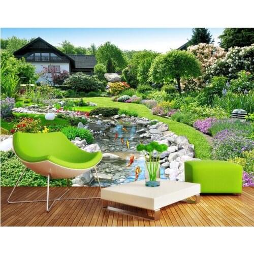 3d wallpaper custom mural non-woven 3d room wallpaper 3d Our back garden landscape setting wall 3d wall murals wallpaper