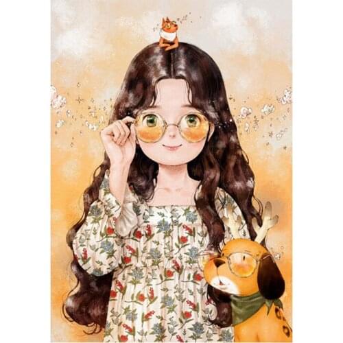 5D DIY Diamond painting Forest girl Diamond Embroidery Full Cross Stitch Rhinestone Mosaic Home Decor Handmade Gift