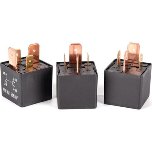28mmx28mmx25mm Waterproof Heavy Duty Relay 4Pin DC 24V 12V 80A JD1912 Automotive Car Relay