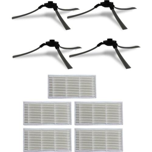 VCR03 Robot Vacuum Cleaner HEPA Filter Side Brushes for midea VCR03 Robot Vacuum Cleaner Brush Parts Accessories