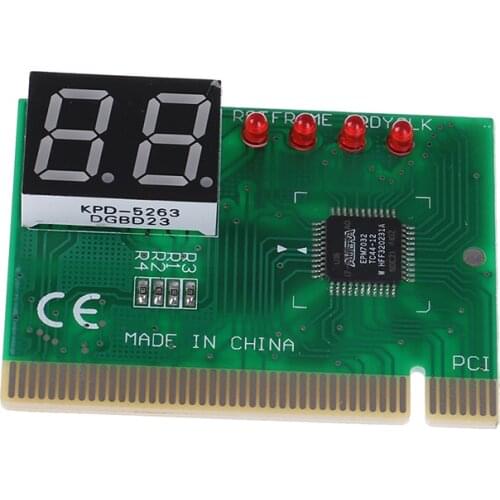1PC 2 Digit PCI Post Card LCD Display PC Analyzer Diagnostic Card Motherboard Tester Computer Analysis Networking Tools