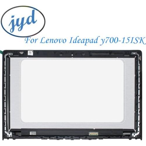 For Lenovo Ideapad Y700 15 Y700-15ISK 15.6" LCD DISPLAY TOUCH SCREE ASSEMBLY with frame