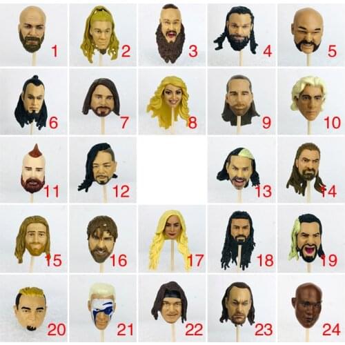 Wrestling Match Combat Arena Boxing Head carving for 6-7 inch Model Action Figures Collect Ornaments