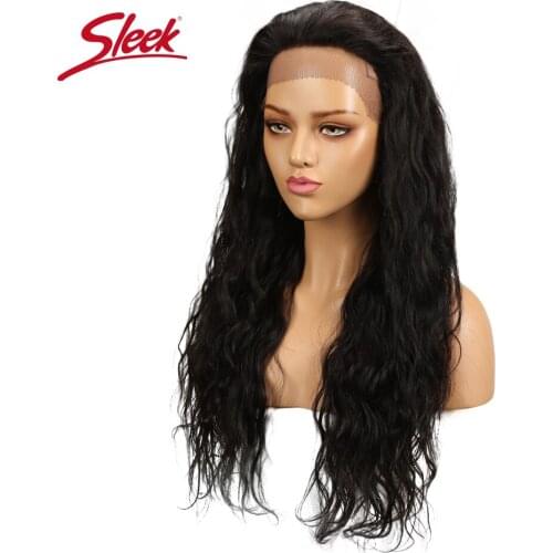 Sleek Brazilian Remy Body Wave Human Hair Wig For Black Women Lace Front Human Hair Wigs Natural 12 16 20 24 Inch Free Ship