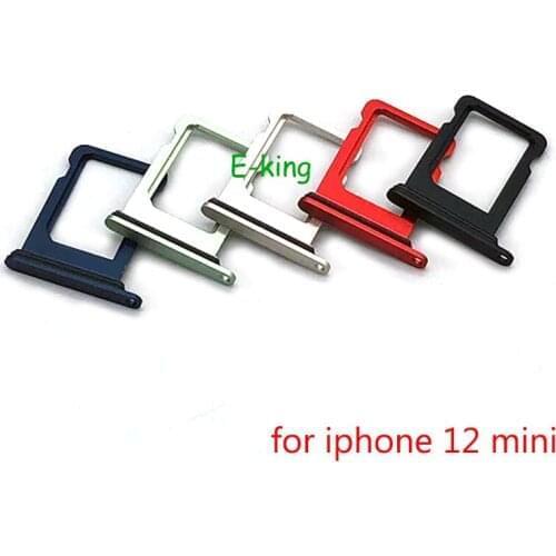 For iphone 12 Mini Sim Card Slot Tray Holder Sim Card Reader Socket