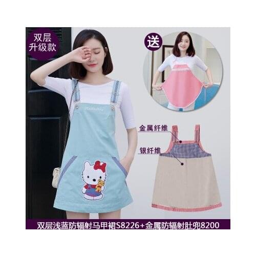 Radiation protection suit maternity wear fashion cartoon radiation suit four seasons universal radiation protection dress