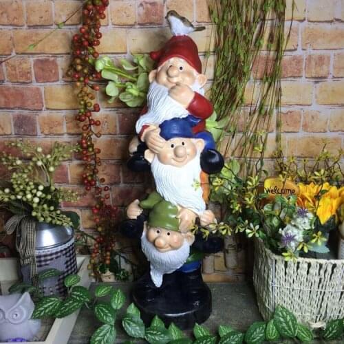 CREATIVE CUTE DWARF GARDEN OUTDOOR LANDSCAPE DECORATION CHRISTMAS GIFT