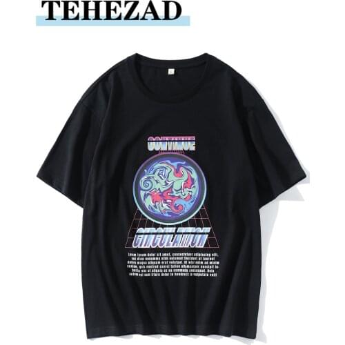 Spring/summer 2021 New O-Neck Mens T-Shirt Printed Casual Versatile Plus-Size Short Sleeves for Men and Women