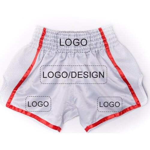 Mens Boxing Pants Custom MMA Shorts Kickboxing Fight Grappling Short Women Kids Muay Thai Boxing Trunks Cheap Sanda Clothing