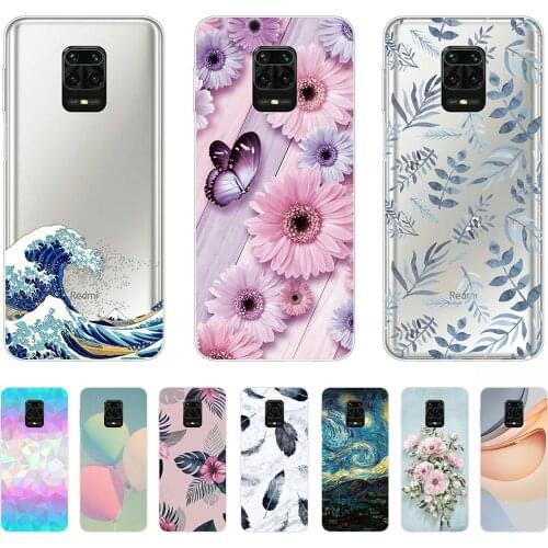 Soft Case for Xiaomi Redmi Note 9 9S Pro Max Silicon Transparent Shell Back Cases Redmi Note 9 Pro Shockproof Bumper Dust-proof