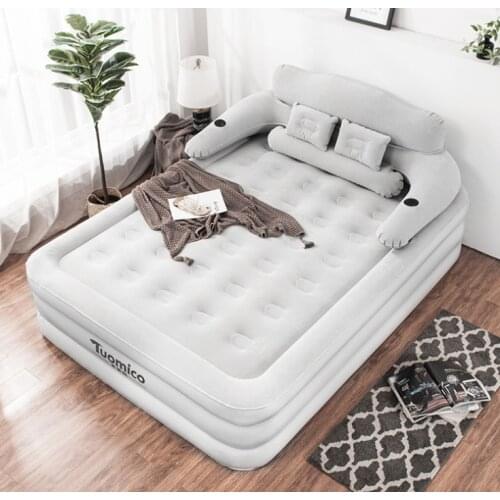 Household Inflatable Air Bed Simple and Convenient Folding Inflatable Bed Outdoor Camping Inflatable Bed