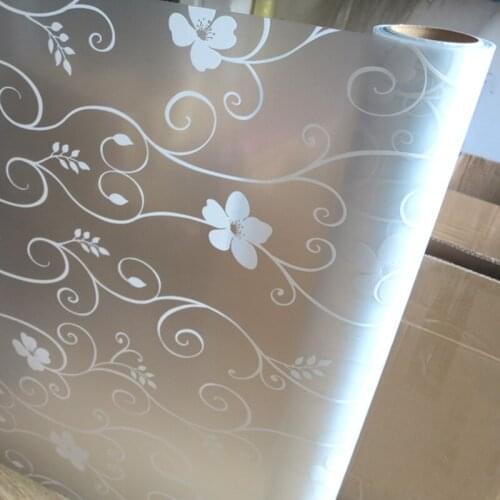 Window Sticker Privacy Protection Self Adhesive Home Decor Glass Stickers for Bathroom Living Room AA